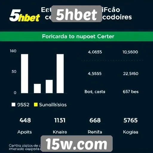 Estatísticas de utilização do 5hbet entre apostadores