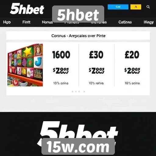 Promoções e bônus disponíveis no site 5hbet