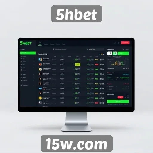 Explorando a interface do usuário do 5hbet